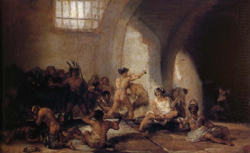 Francisco Goya The Madhouse china oil painting image